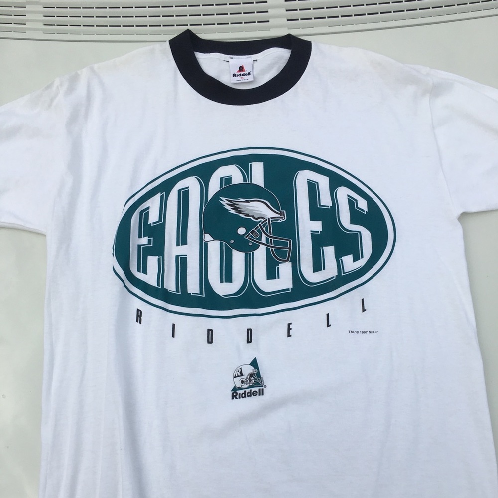 🏈🏈🏈Vintage RIDDELL ‘97 Phila. Eagles T-Shirt SZ XL